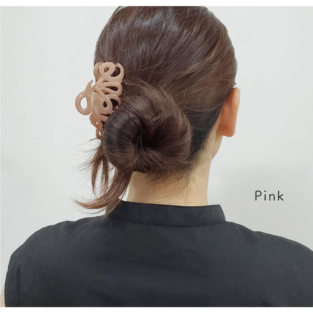 バンスクリップ LOVE フランス製 ヘアクリップ ヘアアクセサリー