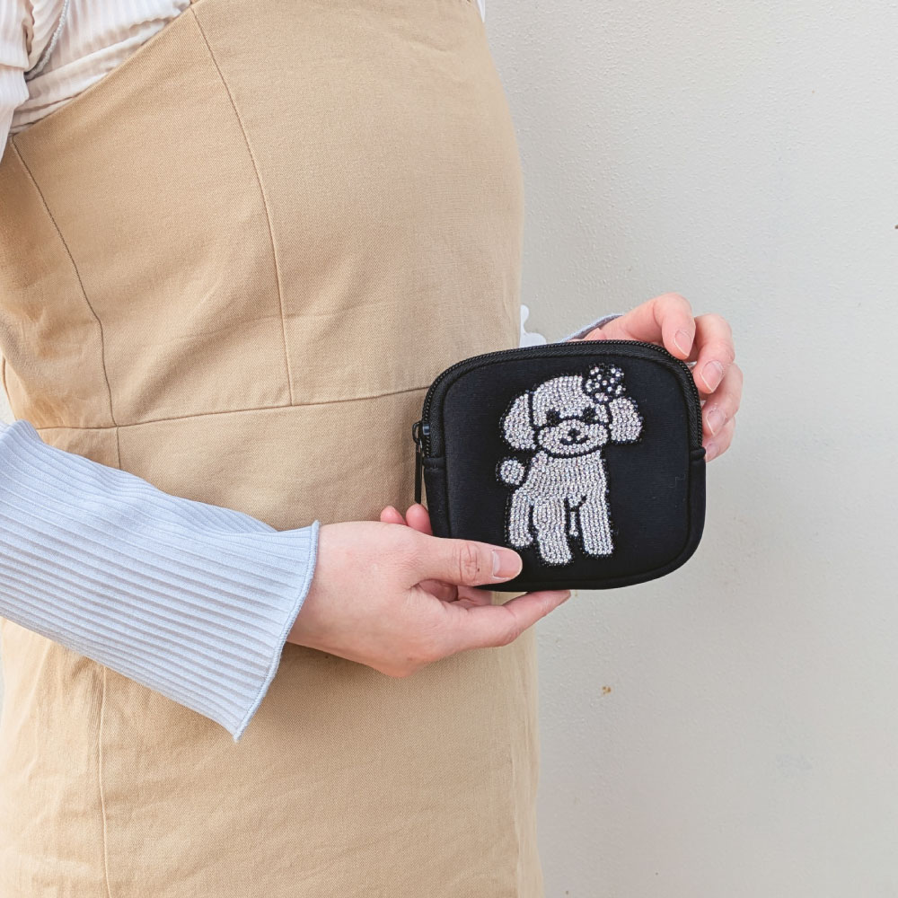 ミニポーチ DecoBaboo デコ キラキラ 軽量 コンパクト化粧ポーチ 小物