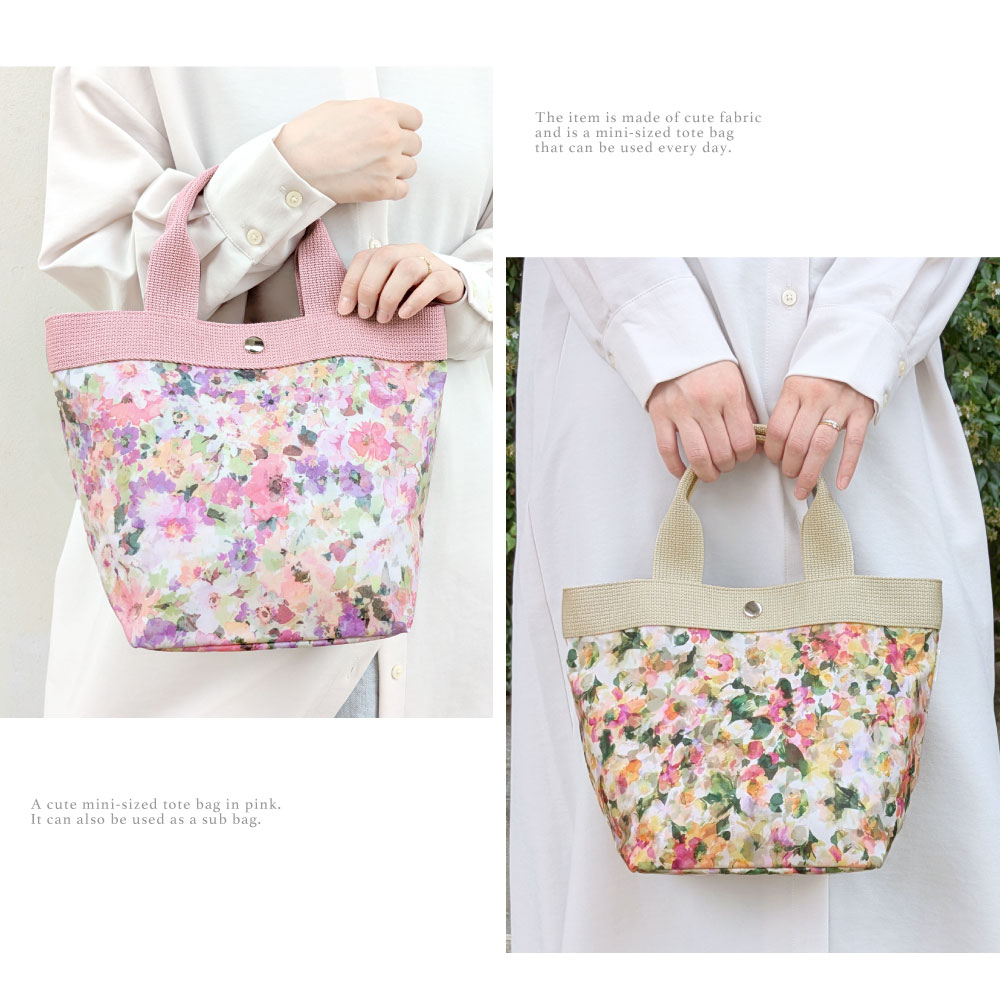 花柄モチーフのトートバッグ A4サイズ対応・撥水】EXOTIC FLORAL TOTE トートバッグ / TOCCA